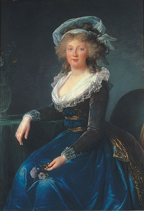 Marie-Thérèse Caroline Joséphine de Bourbon-Naples - portrait par Élisabeth Vigée-Le Brun - 1790